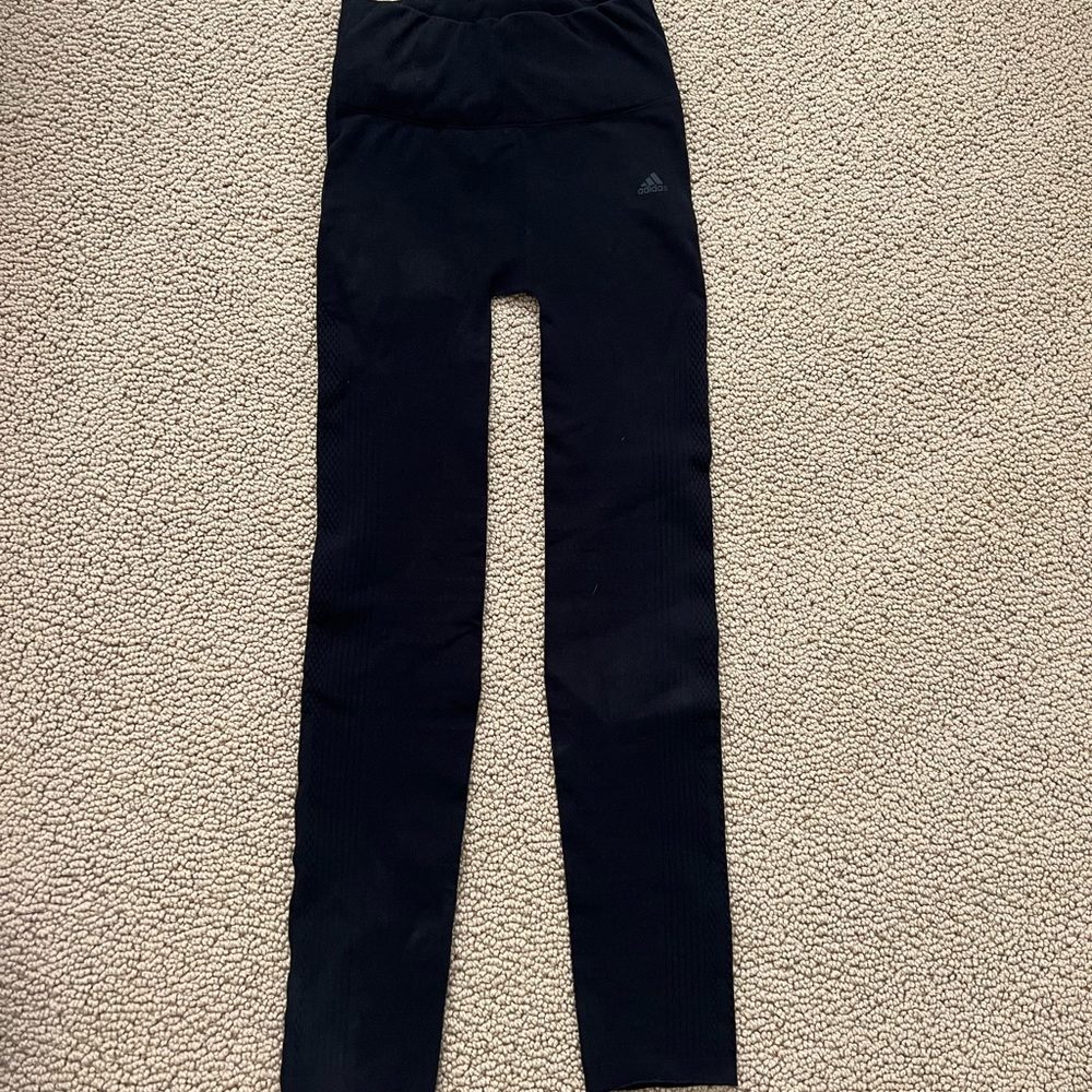 Adidas Black Leggings Full-Length Slim Fit
